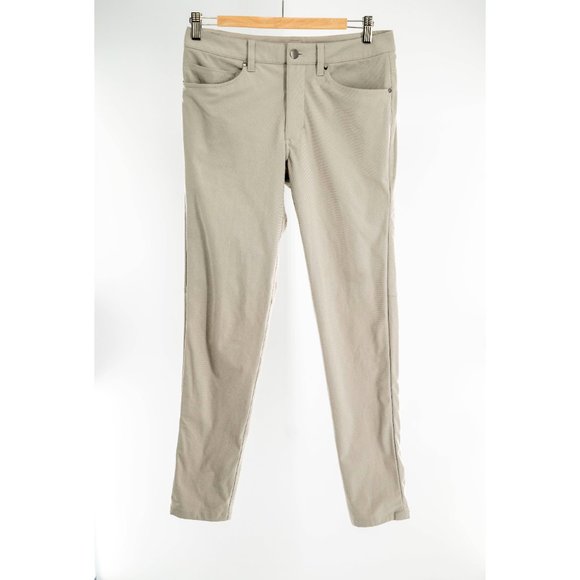 Lululemon Men's ABC Pant Slim *Warpstreme  Riverstone | 28 - Picture 3 of 13